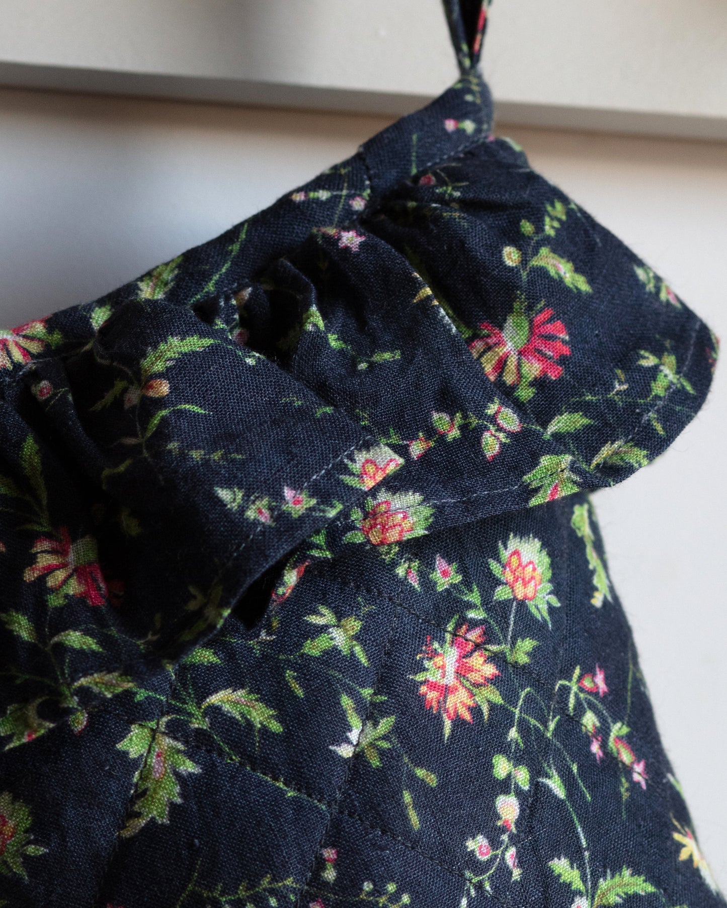Christmas Stocking midnight blooms