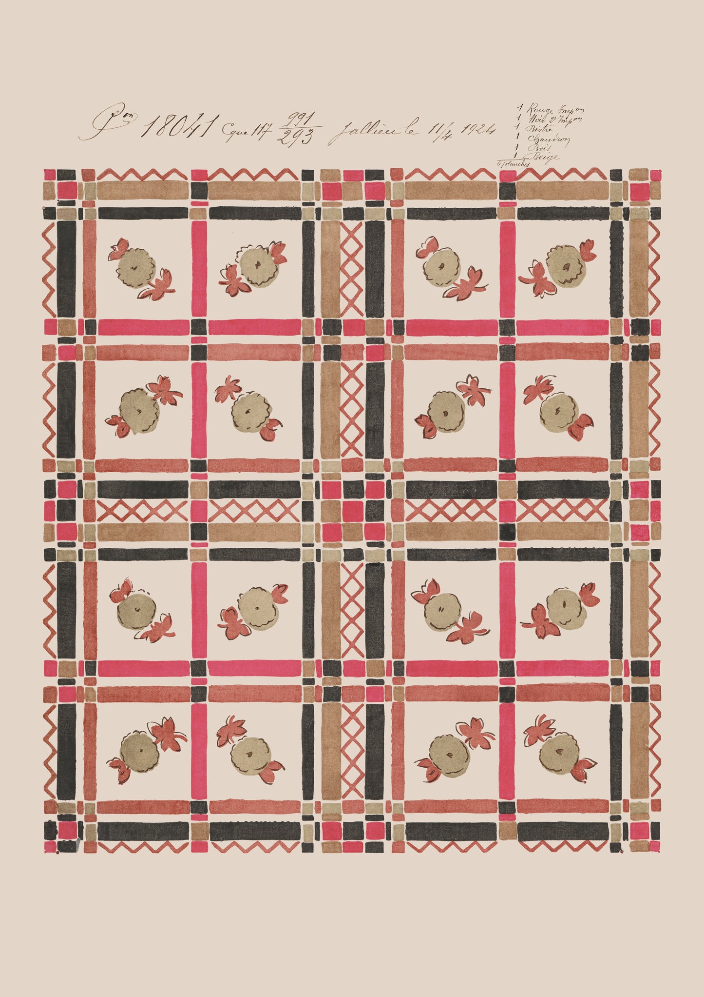 No.110 - Evie Treillis - Vintage Archive Poster Prints