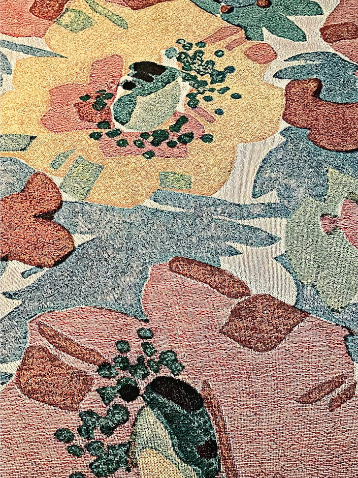 poppies blanket - woven eco blanket