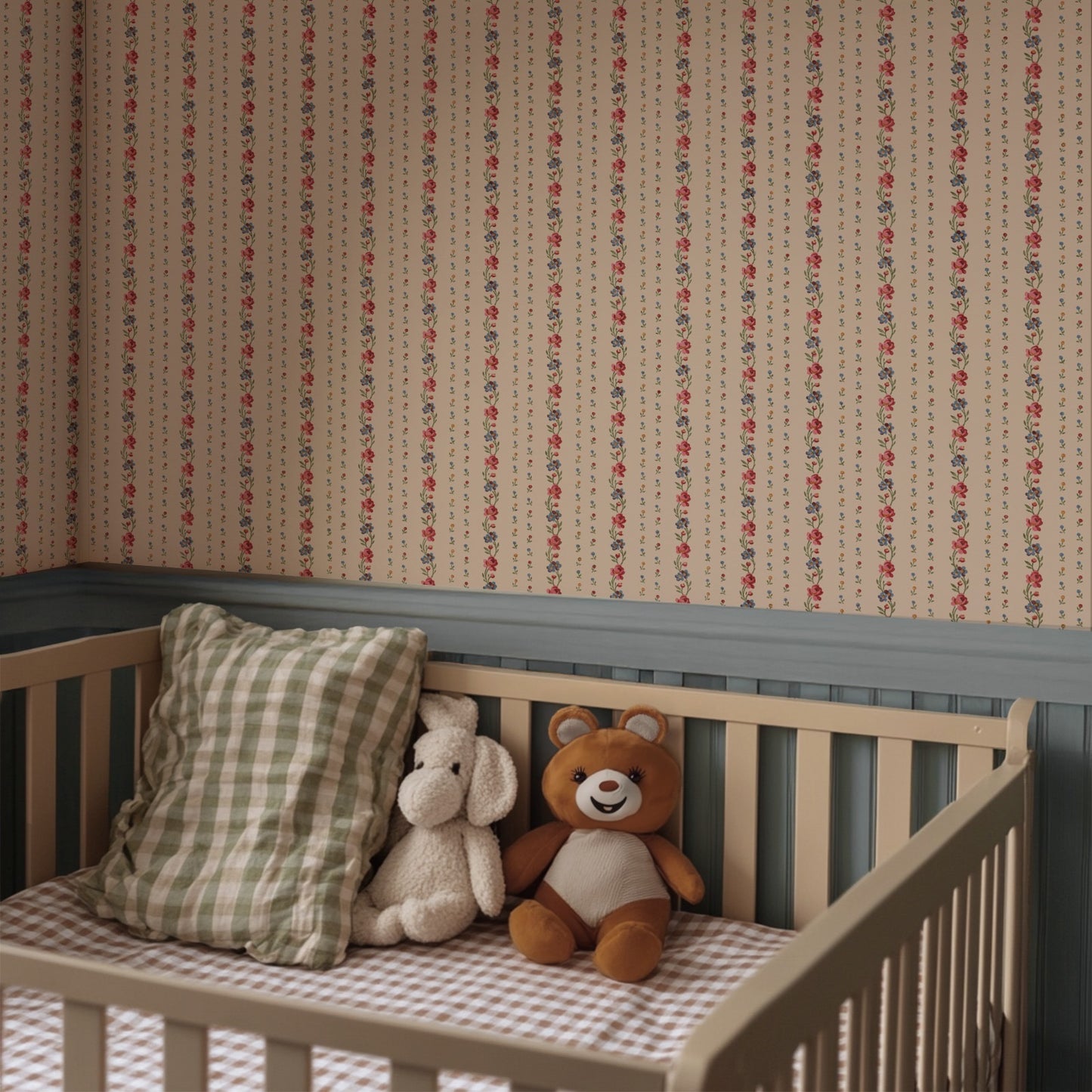 Belle Buds - Blush - Wallpaper