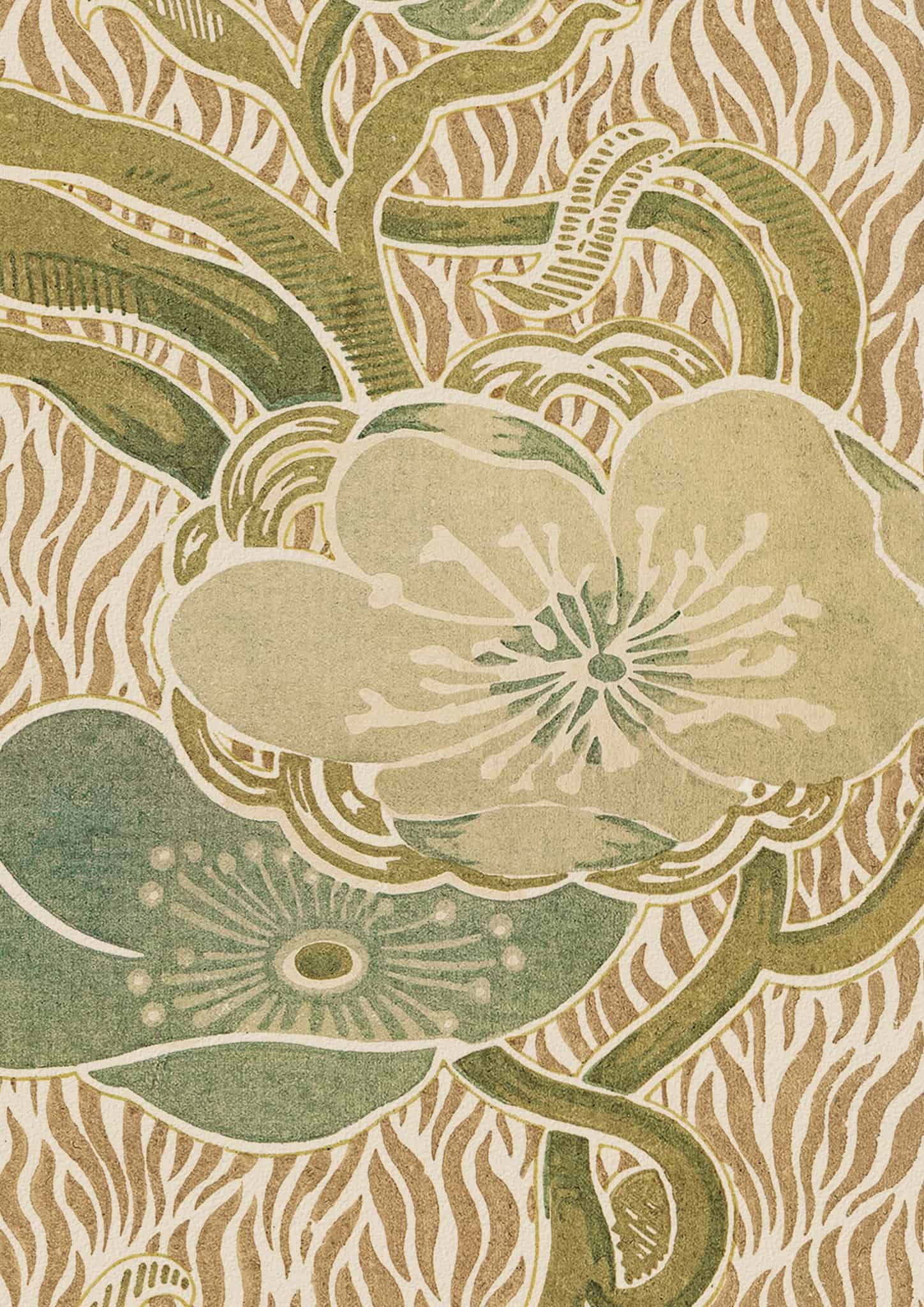 Nouveau Blossoms - Vintage Archive Poster Prints