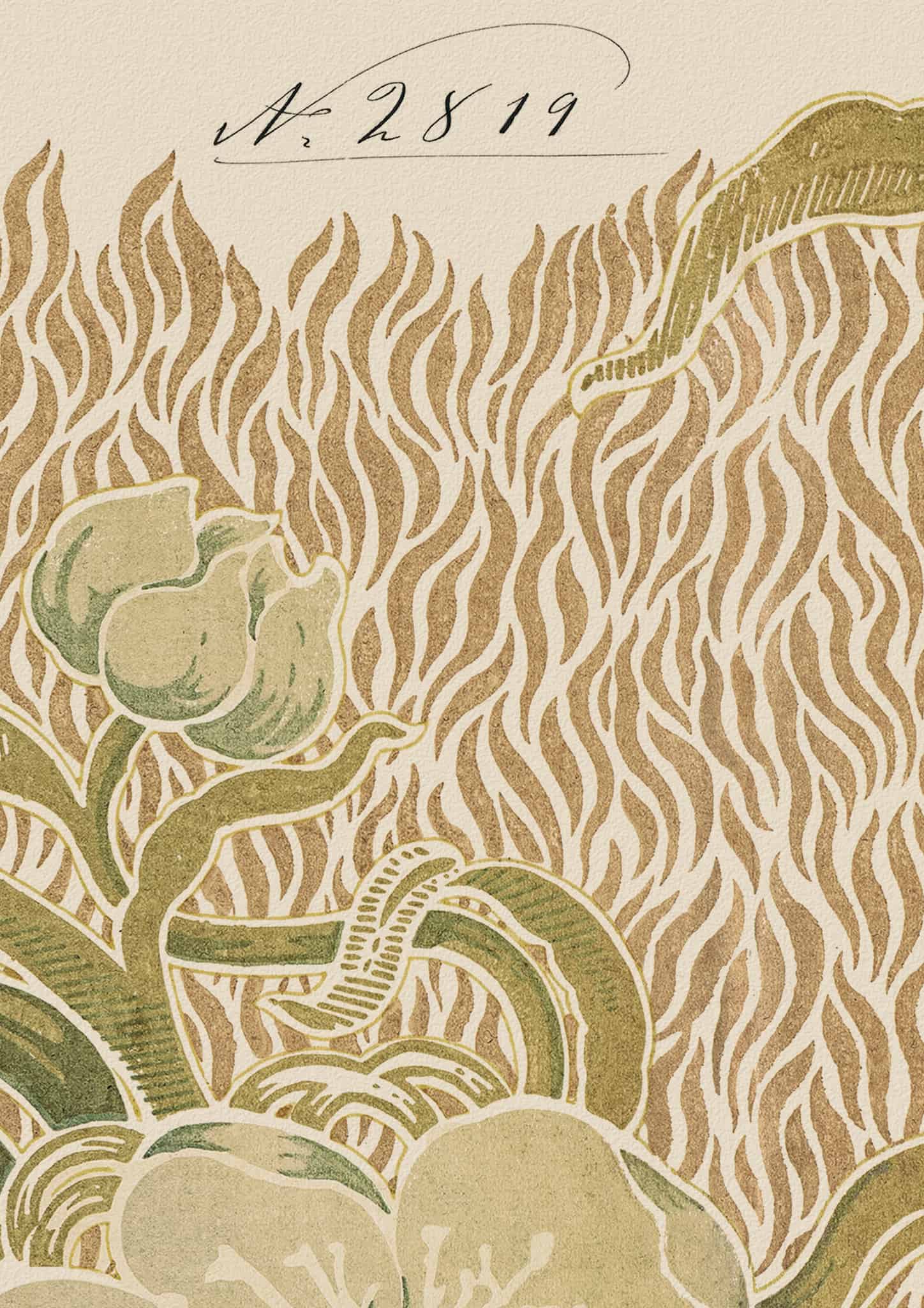 Nouveau Blossoms - Vintage Archive Poster Prints