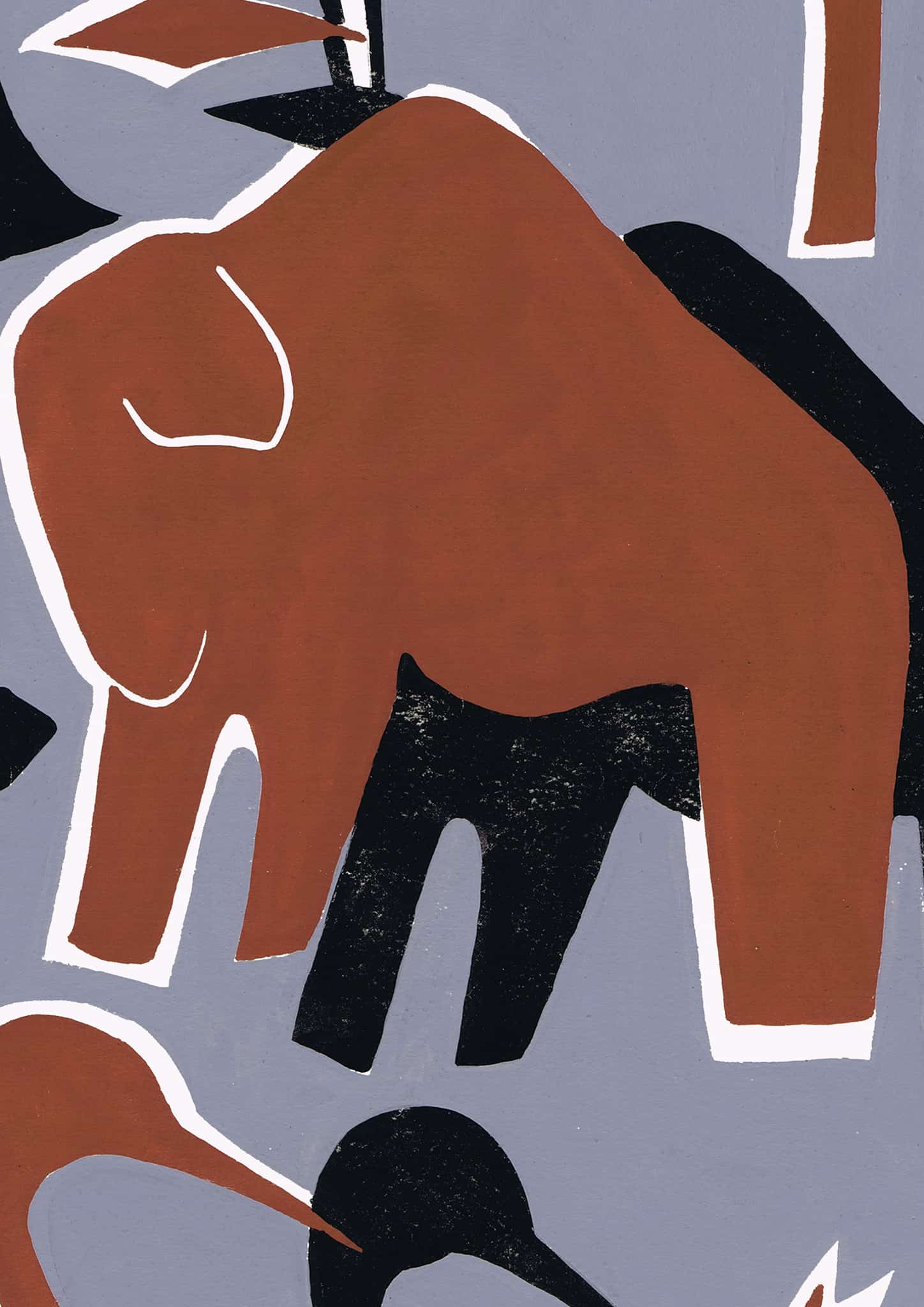 Cutout Safari - Vintage Archive Poster Prints