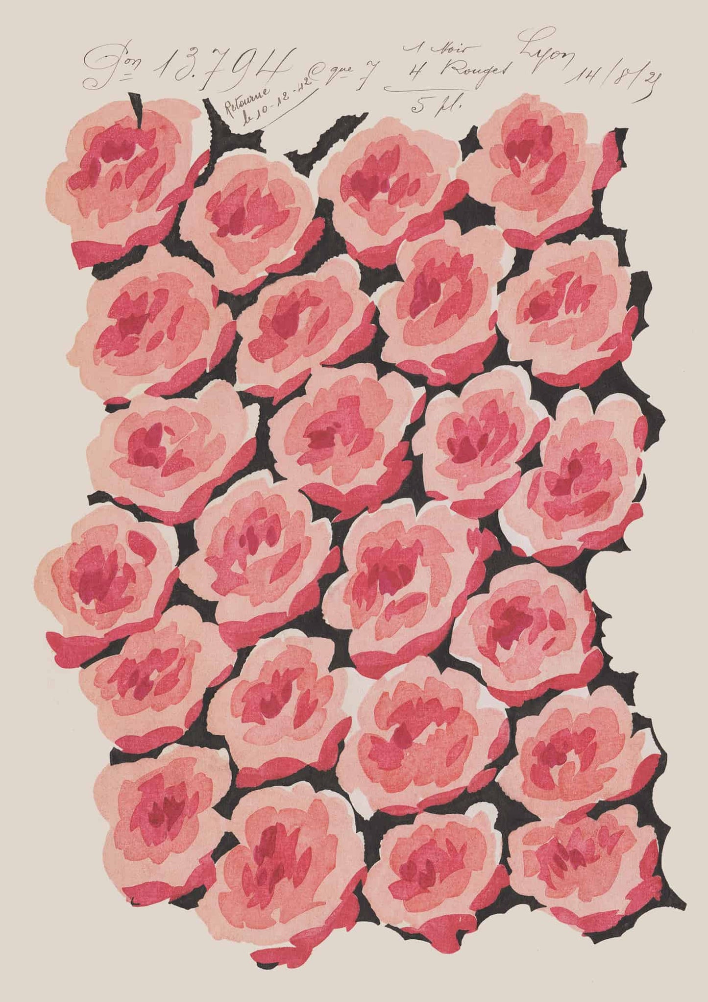 Baby Rose - Vintage Archive Poster Prints