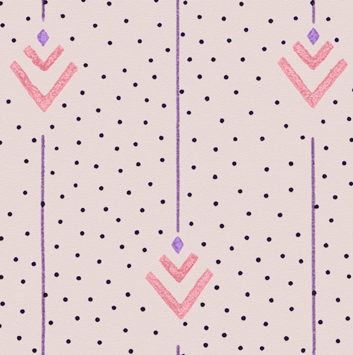 Arrows of Love Wallpaper in Cupid pink