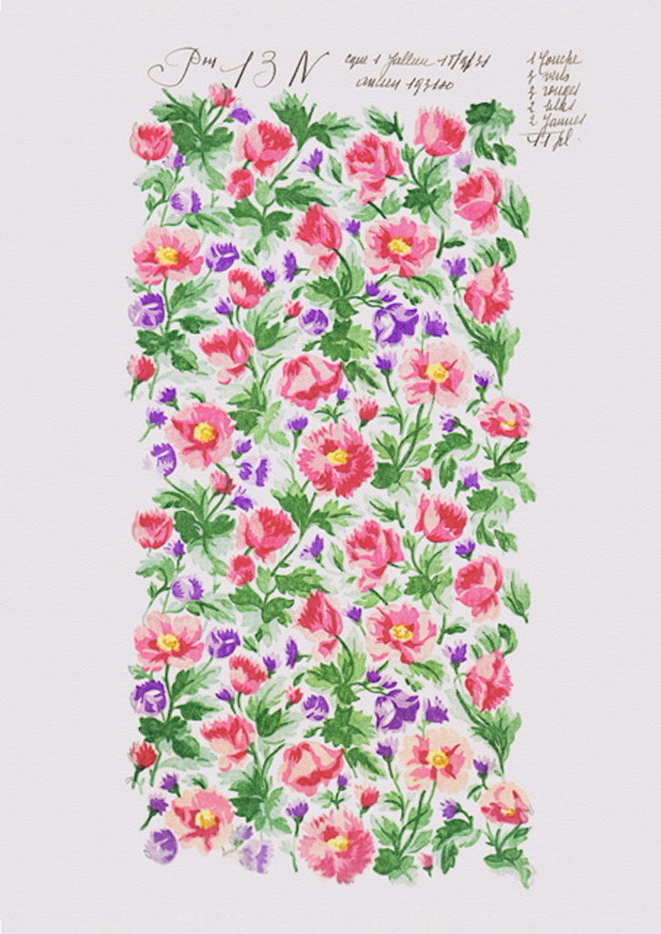 No.073 - Camellia Crush - Vintage Archive Poster Prints