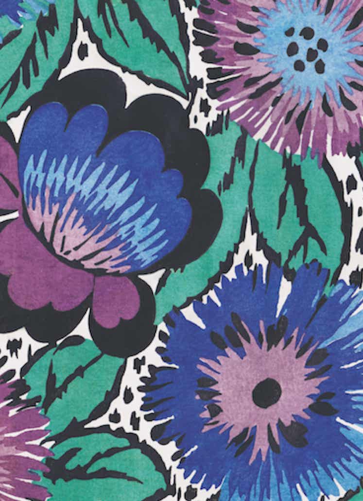 No.038 - Mood Indigo - Vintage Archive Poster Prints