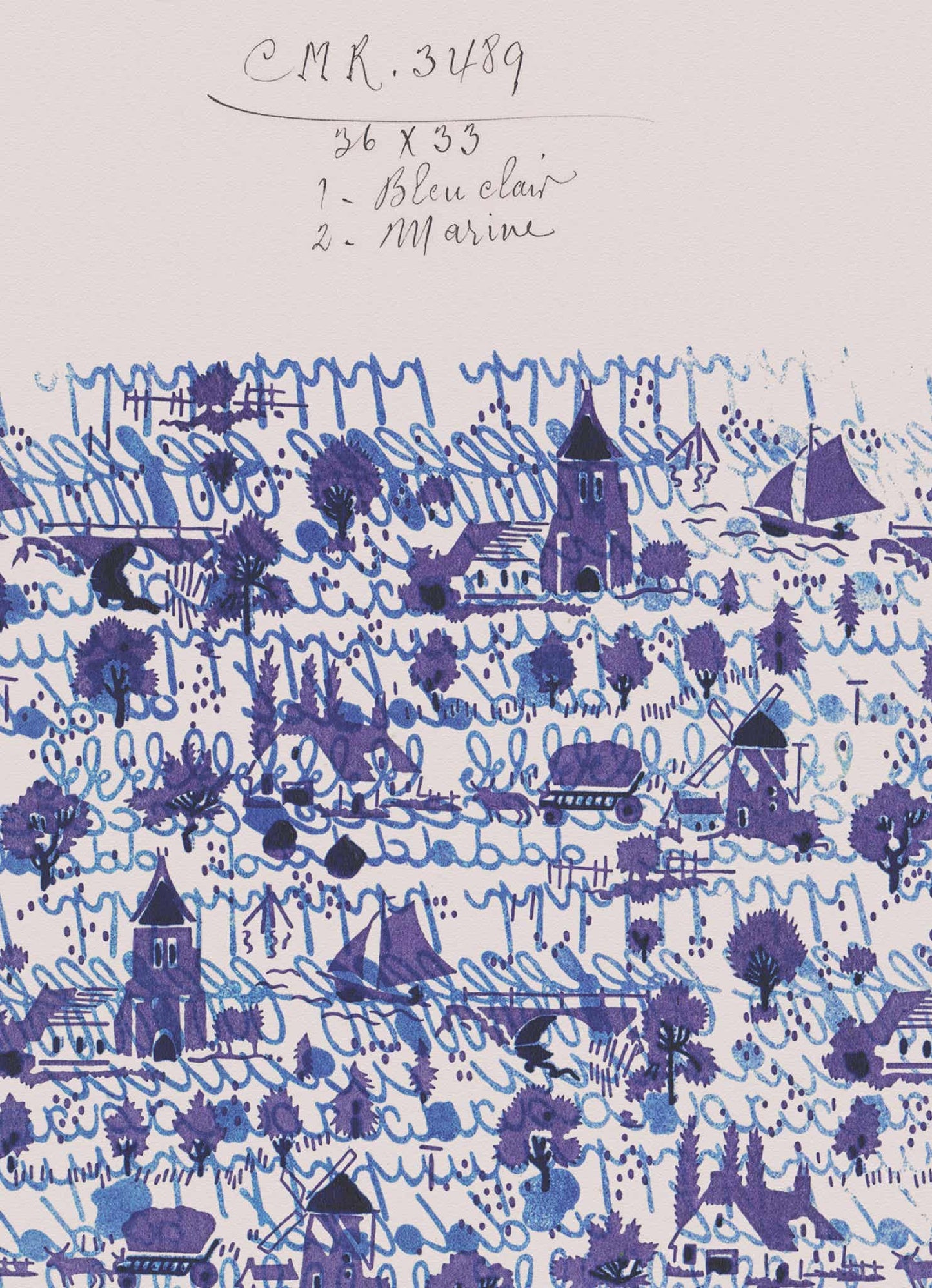 Nordic Blues - Vintage Archive Poster Prints