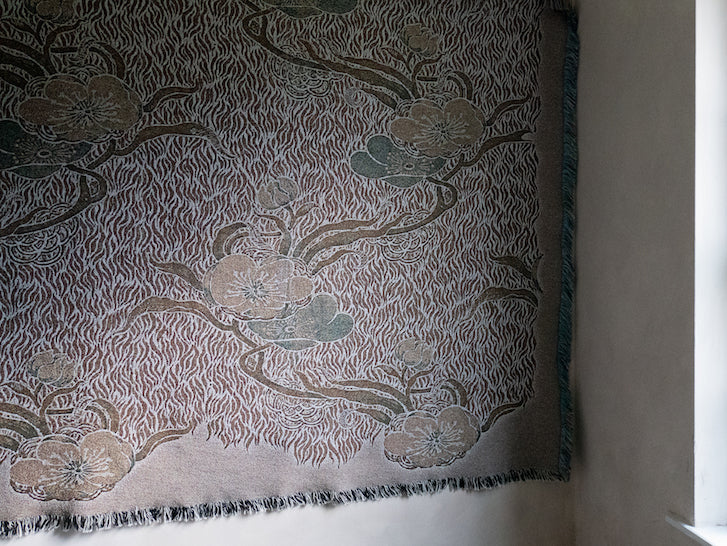 Nouveau Blossom Eco Woven Blanket