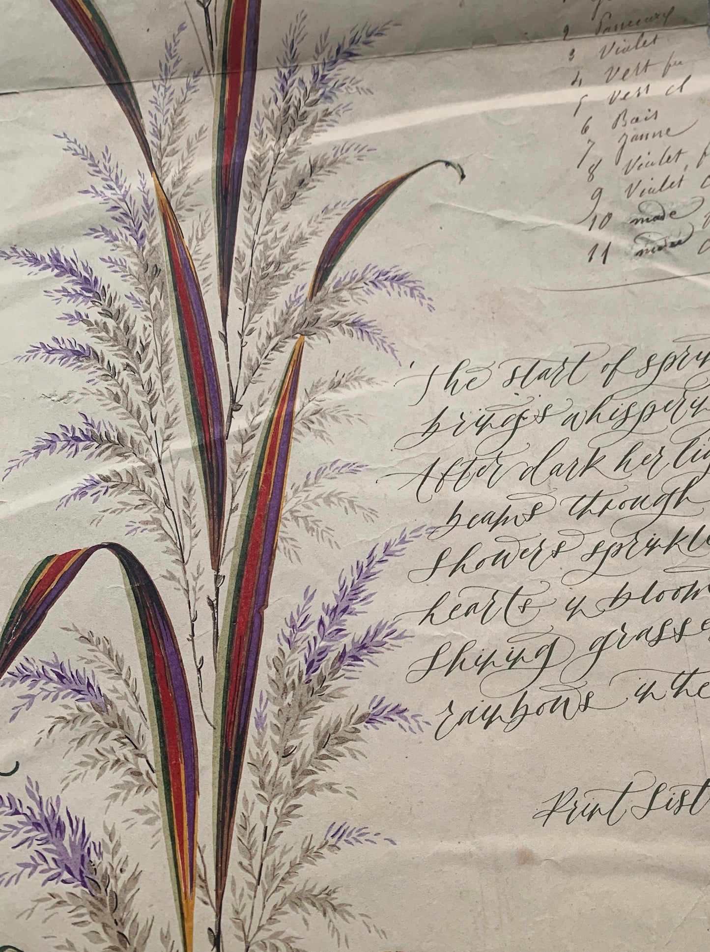 Rainbows In The Dew - The Originals - Calligraphy Collection