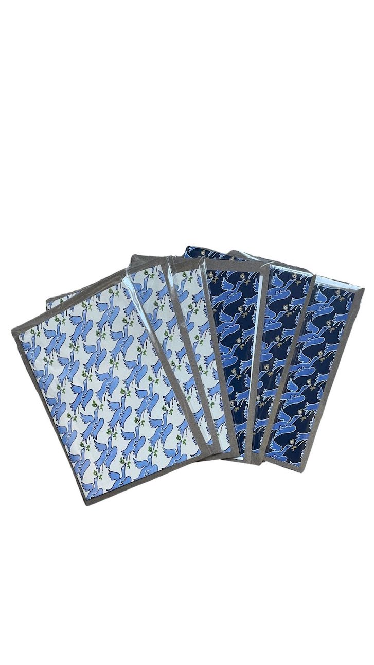 Pack of 6 Art Cards Peace Doves