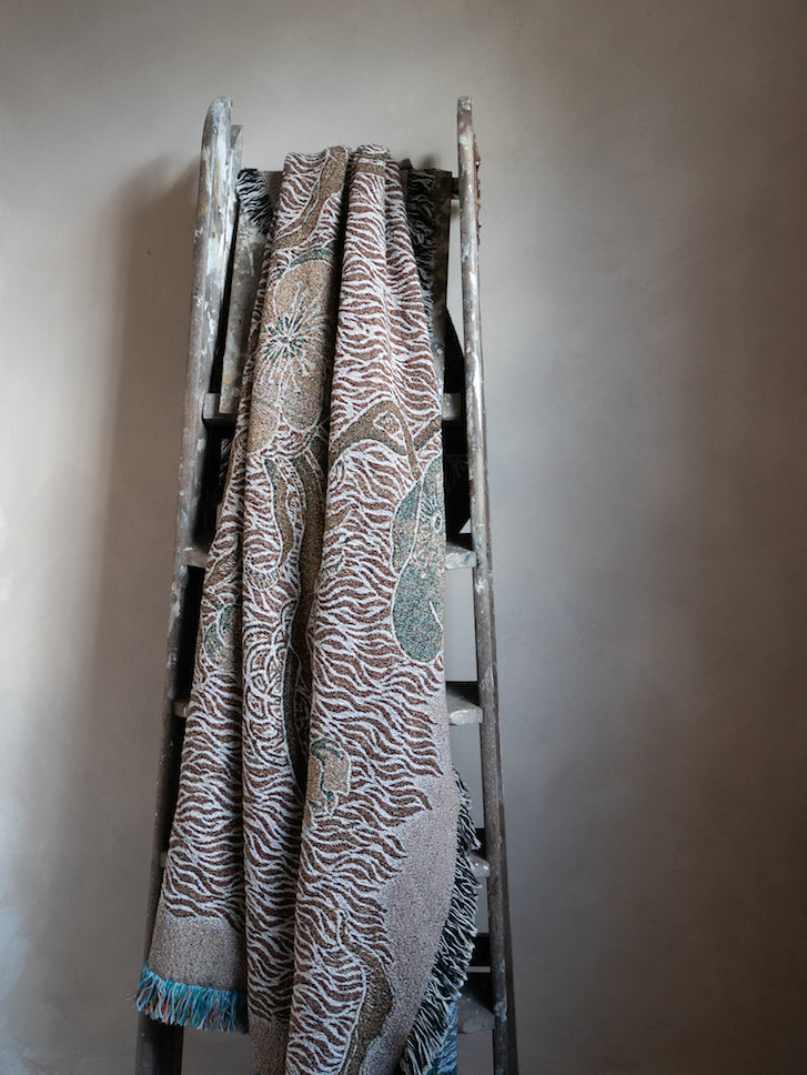 Nouveau Blossom Eco Woven Blanket
