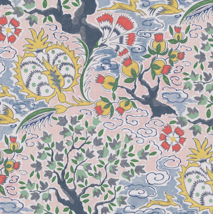tree of life vintage wallpaper in colourway original