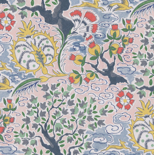 tree of life  vintage wallpaper in colourway original