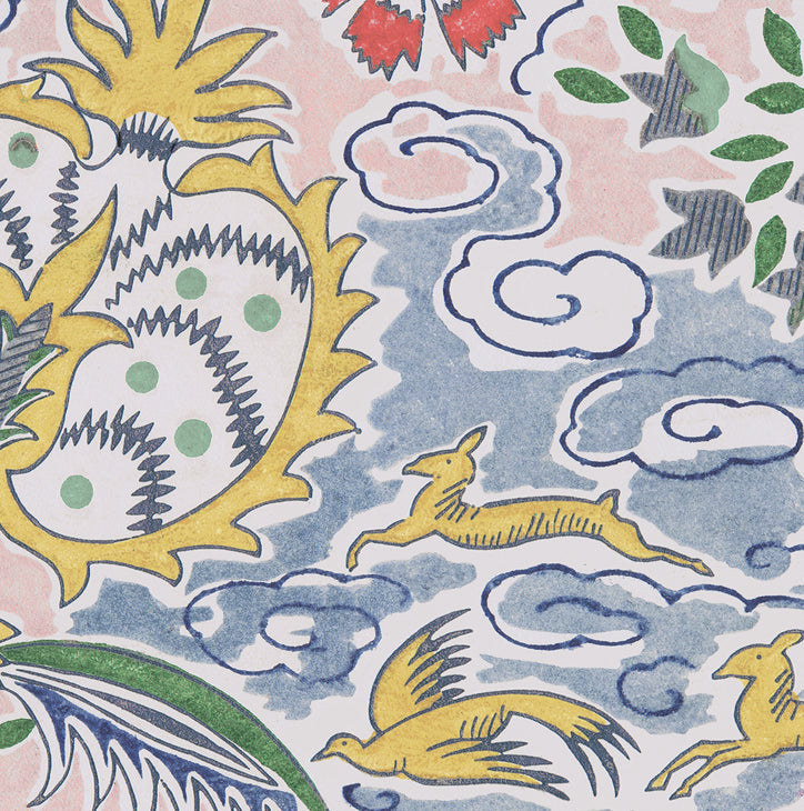 tree of life vintage wallpaper in colourway original