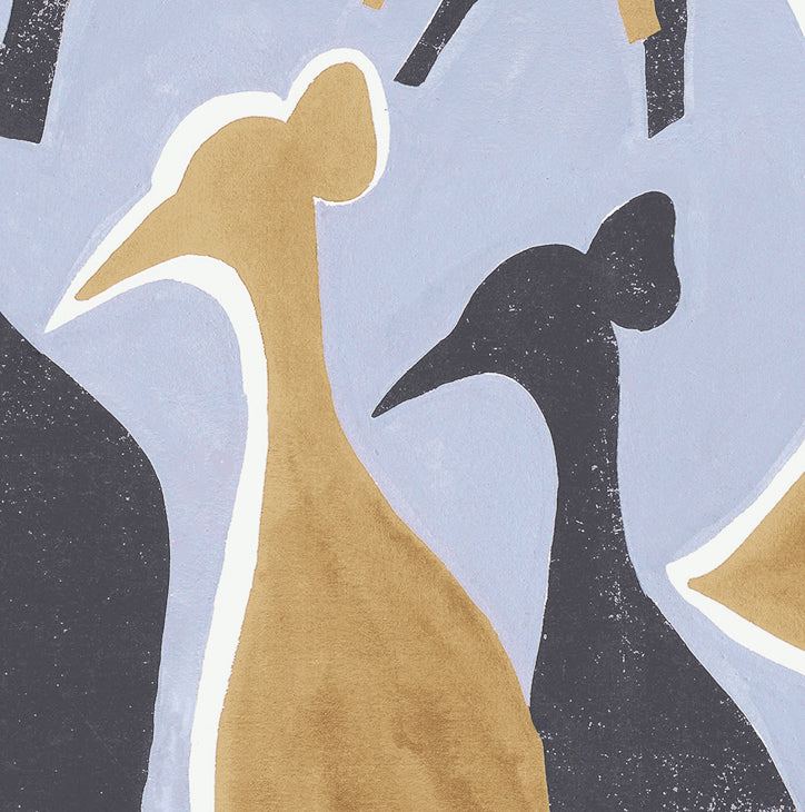 Cutout Safari wallpaper in earth
