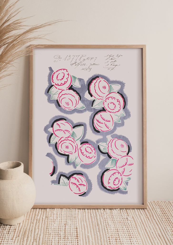 No.086 - Darling Buds - Vintage Archive Poster Prints