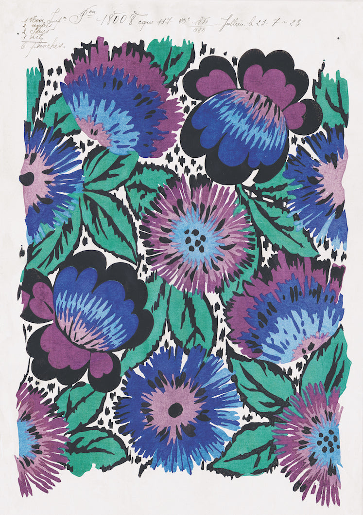 No.038 - Mood Indigo - Vintage Archive Poster Prints