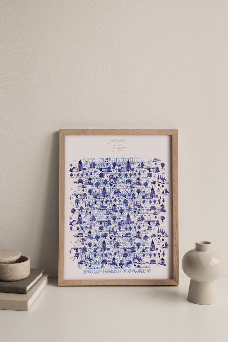 Nordic Blues - Vintage Archive Poster Prints