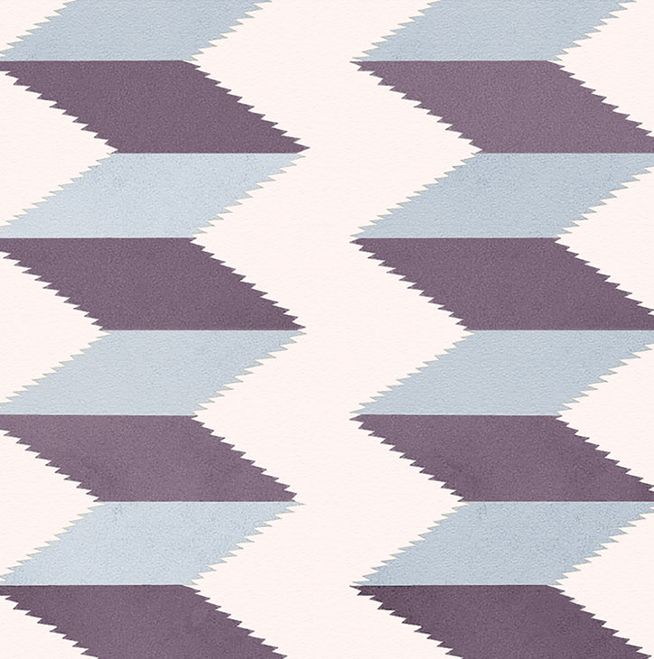 Escher Stripe - Ombre De Lune - Wallpaper