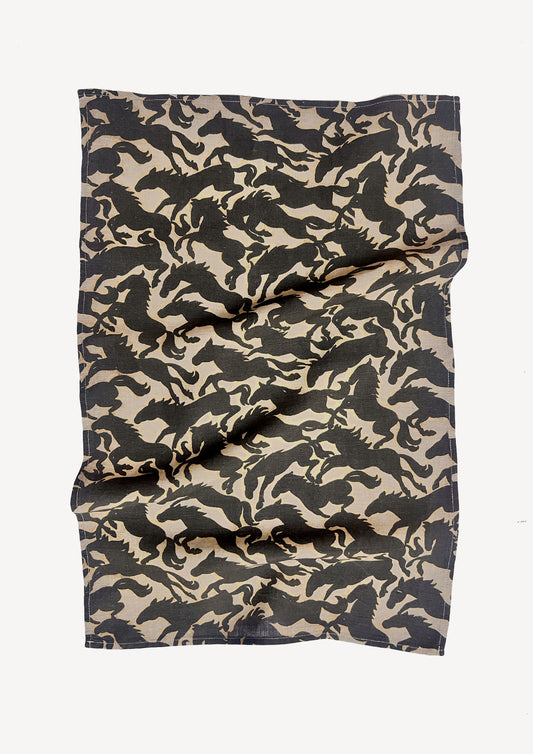 Goodbye Horses - Tea Towel