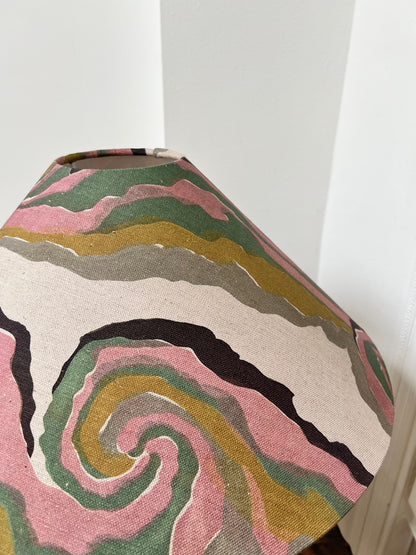 Swirls Tapered Cone Lampshade (medium)