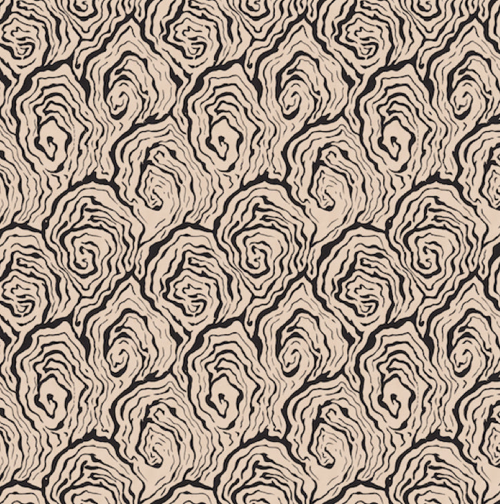 Oysters Monochrome - Fabric