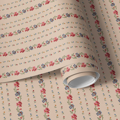 Belle Buds - Blush - Wallpaper