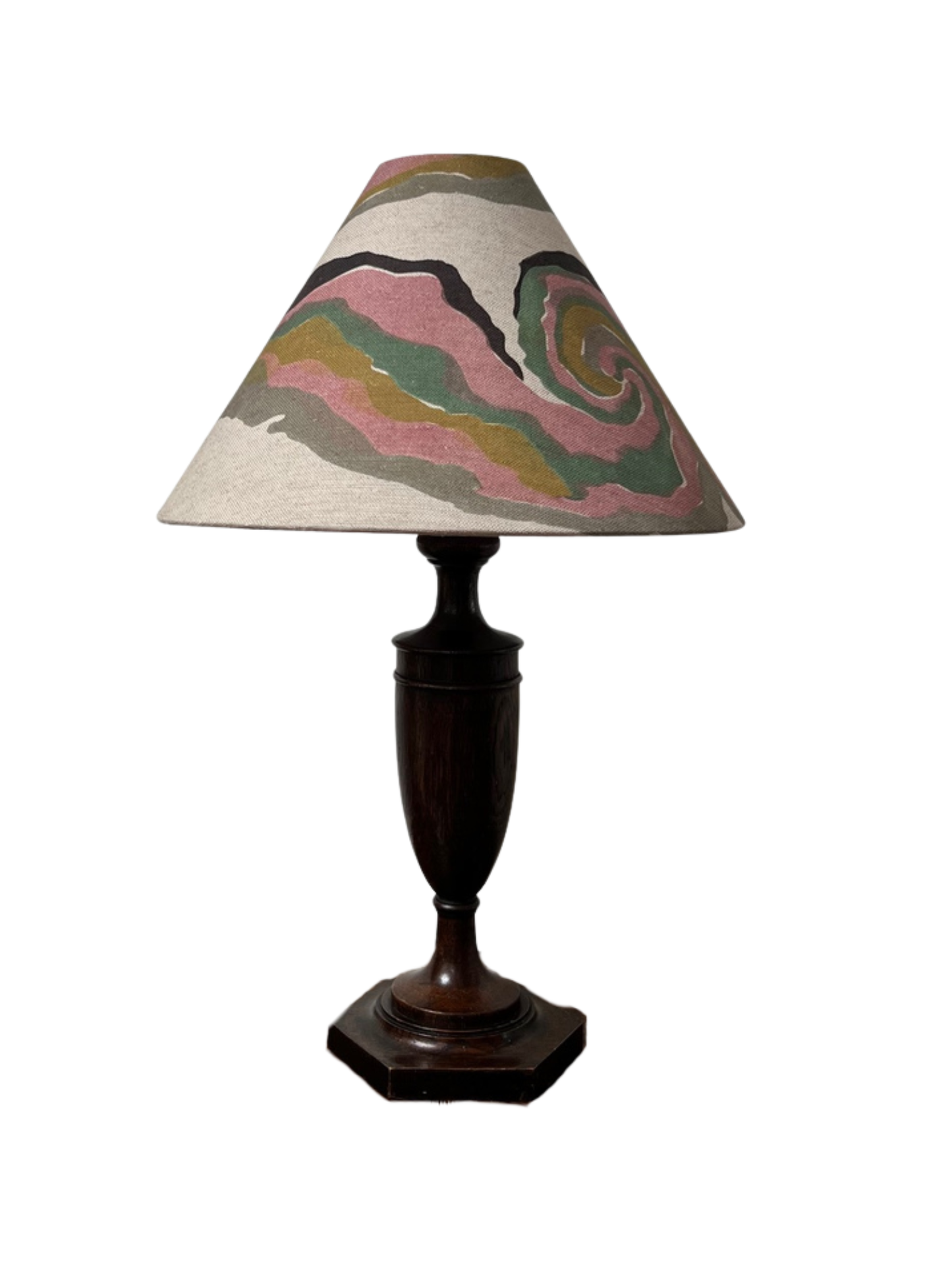 Swirls Tapered Cone Lampshade (medium)