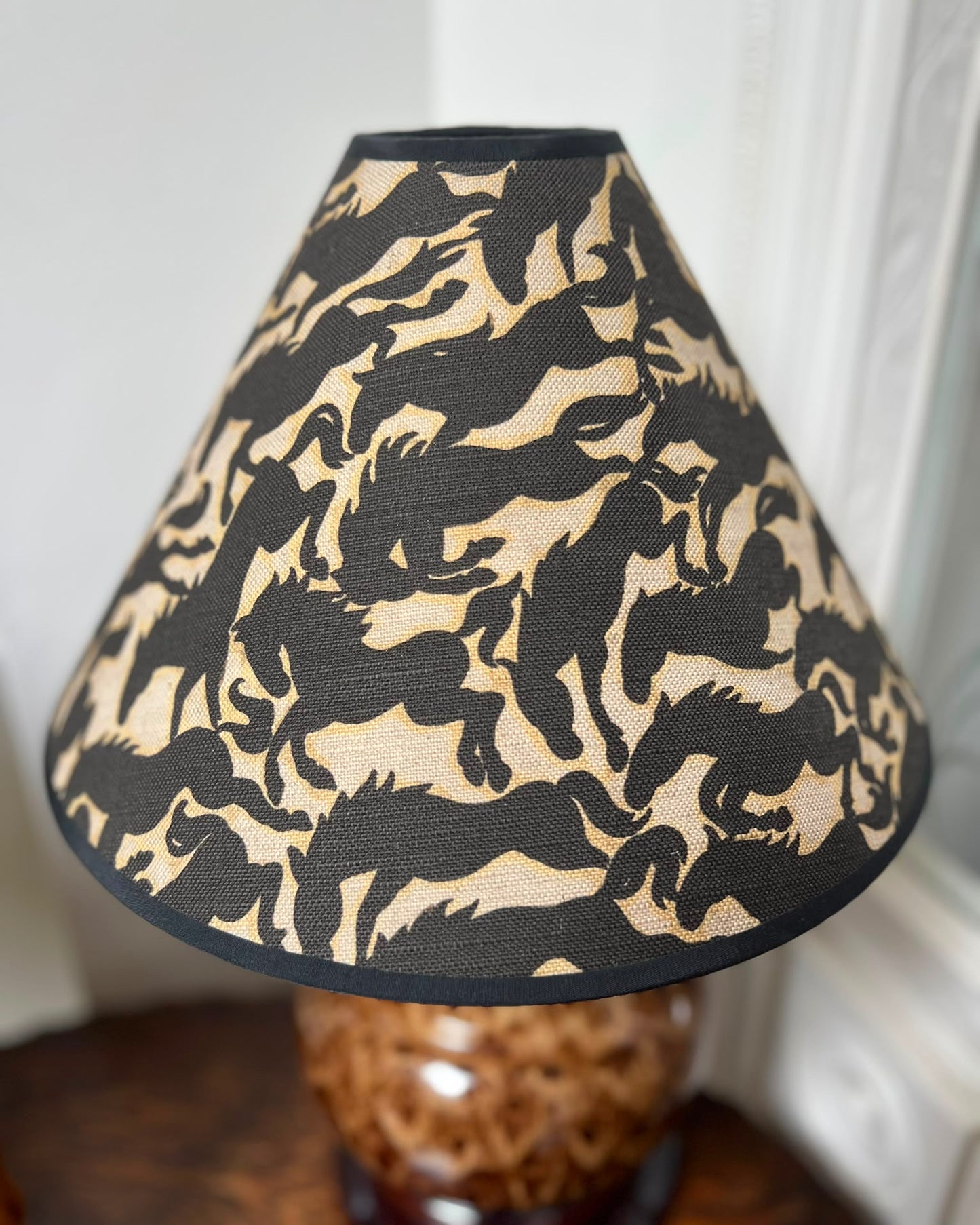 Goodbye Horses - Tapered Cone Lampshade (medium)