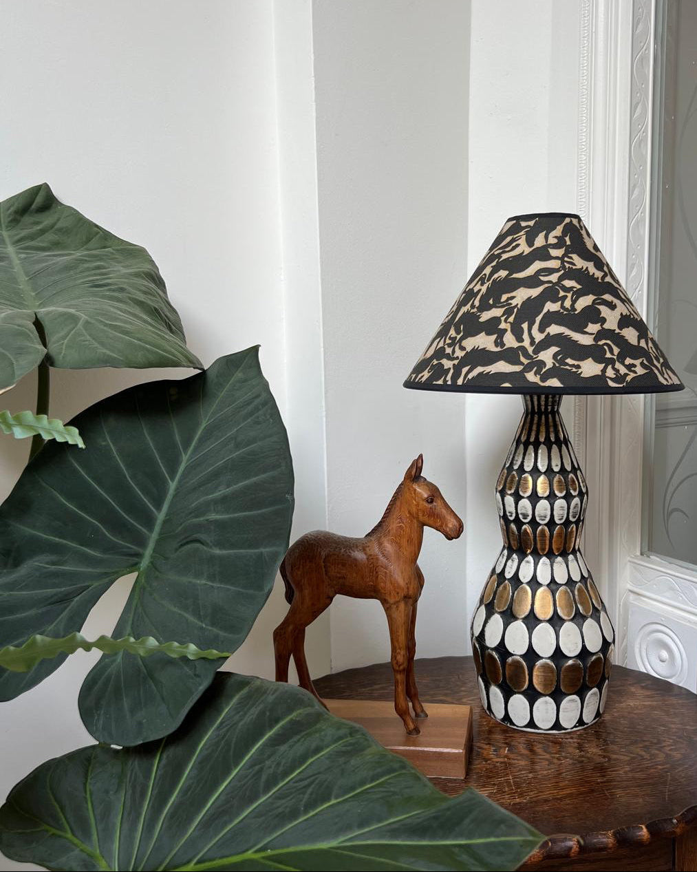 Goodbye Horses - Tapered Cone Lampshade (medium)