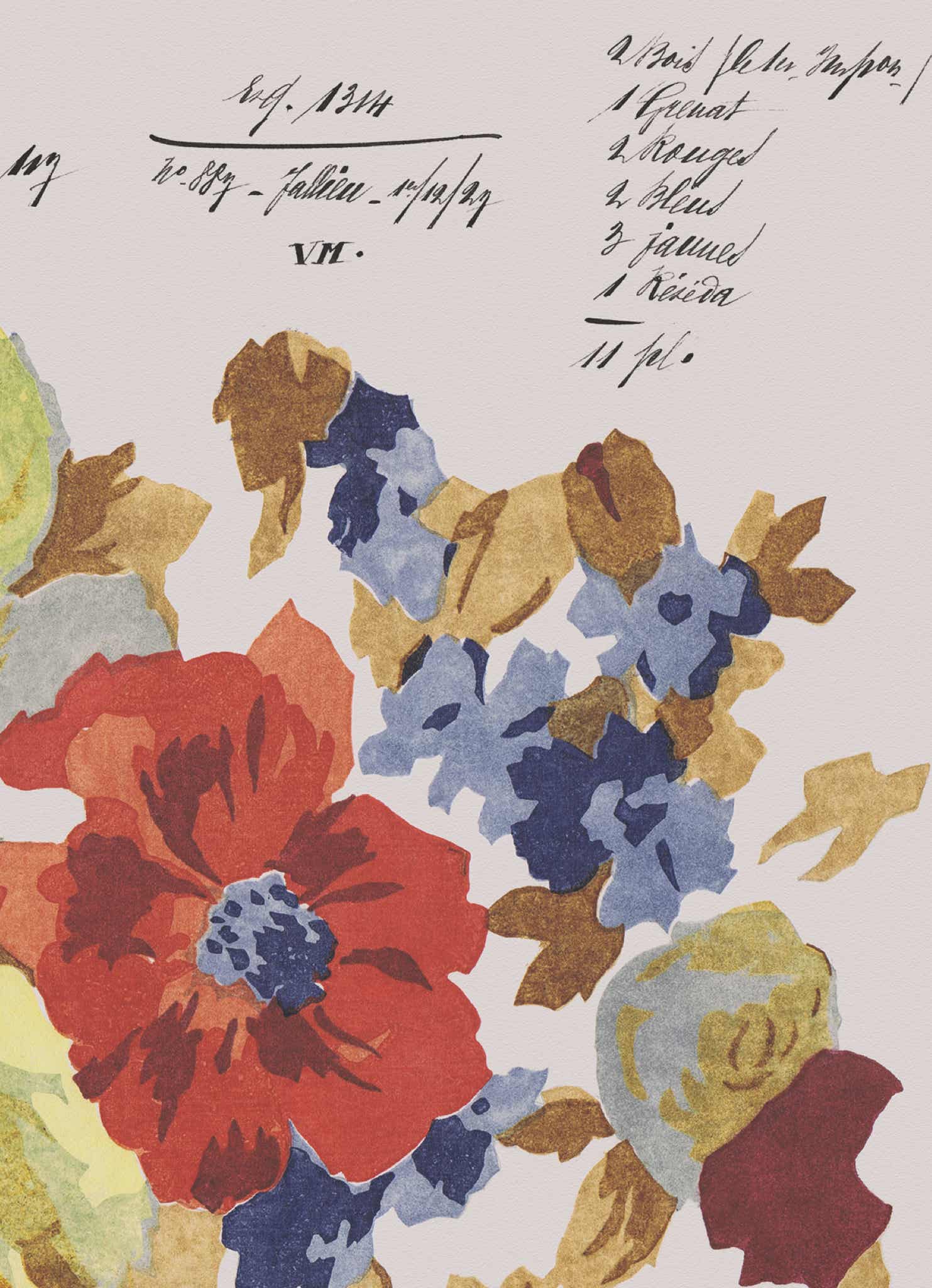Autumnal Blooms - Vintage Archive Poster Prints