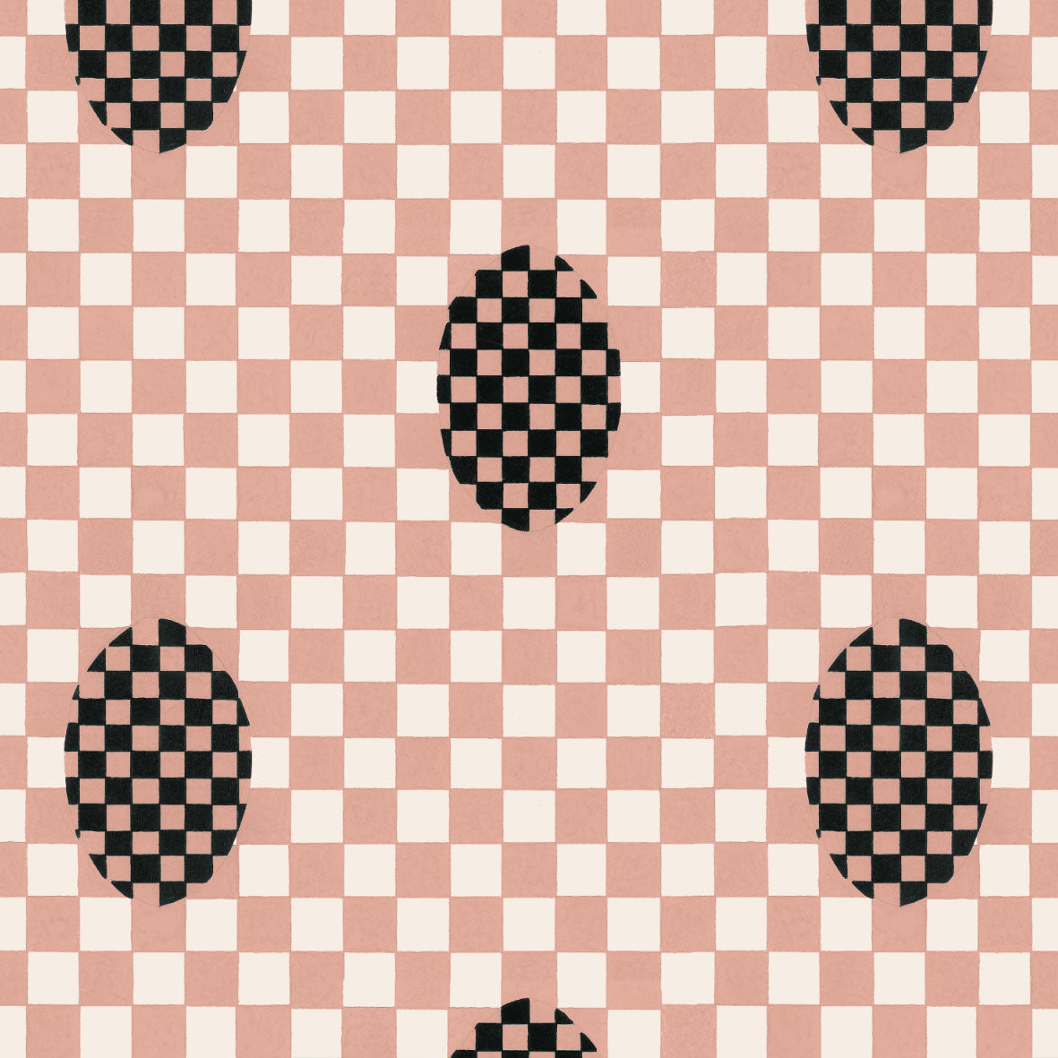 Deco Checkers - Belle Blush - Fabric - Micaela Sharp Collaboration