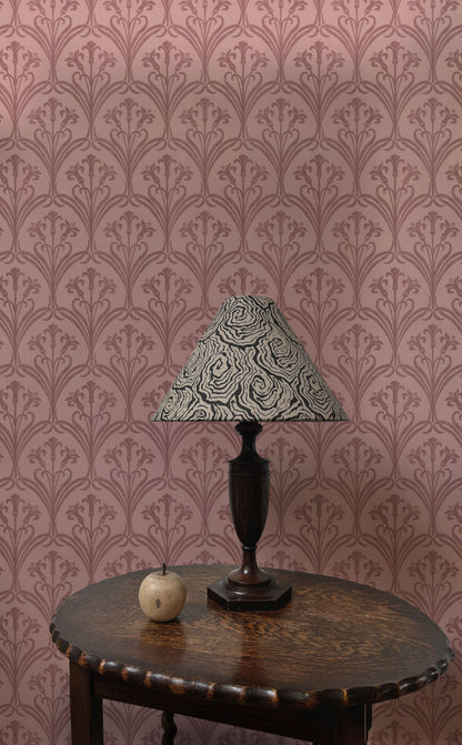 Fleur De Lis - Bourbon Blush - Wallpaper