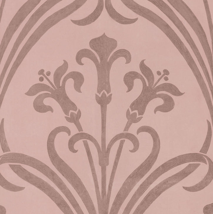 Fleur De Lis - Bourbon Blush - Wallpaper