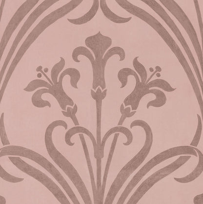 Fleur De Lis - Bourbon Blush - Wallpaper