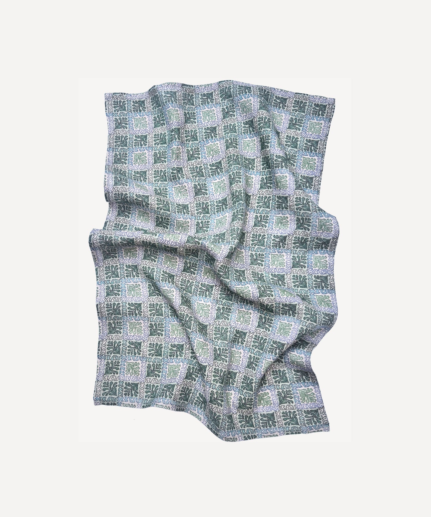 Evergreen Check  - Tea Towel
