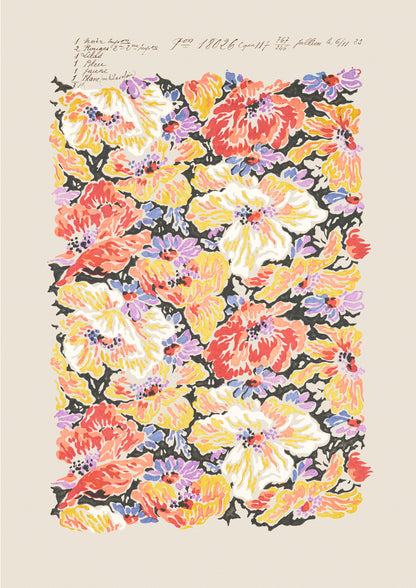 No.113 - Juno Blooms - Vintage Archive Poster Prints