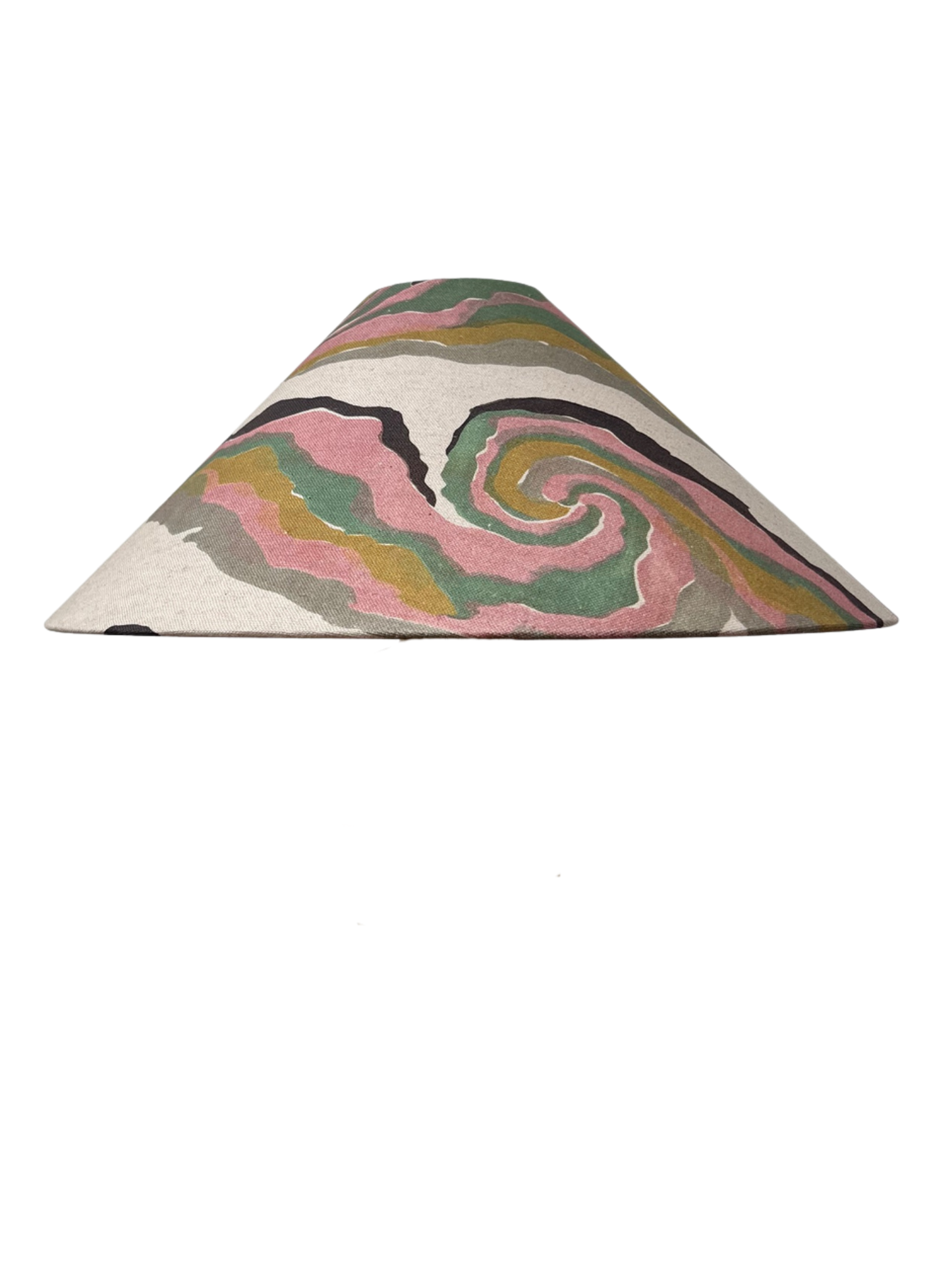 Swirls Tapered Cone Lampshade (large)