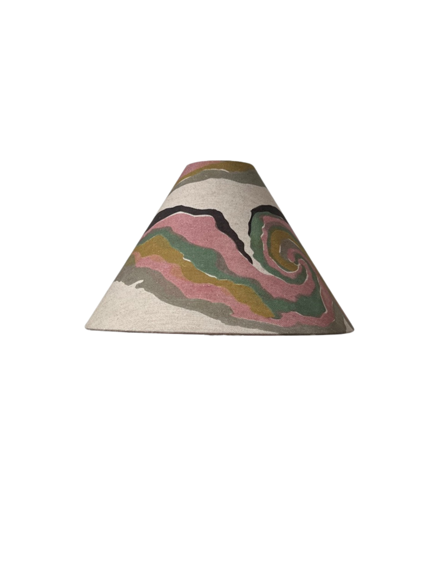 Swirls Tapered Cone Lampshade (medium)
