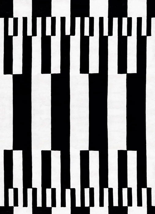 Pixel Piano - Black & White - Vintage Archive Poster Prints