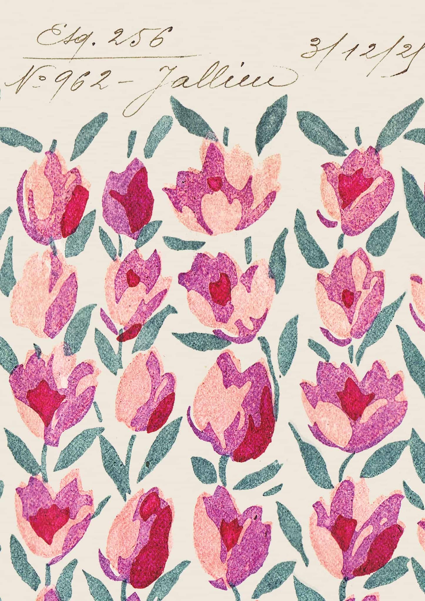 Tulip Kisses - Vintage Archive Poster Prints