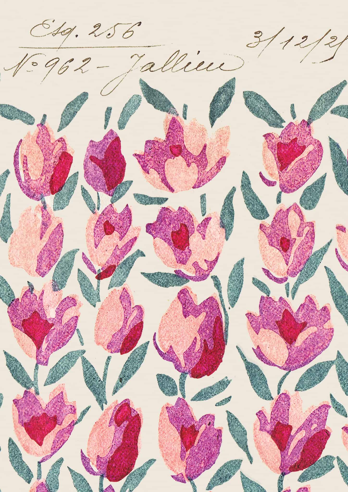 Tulip Kisses - Vintage Archive Poster Prints