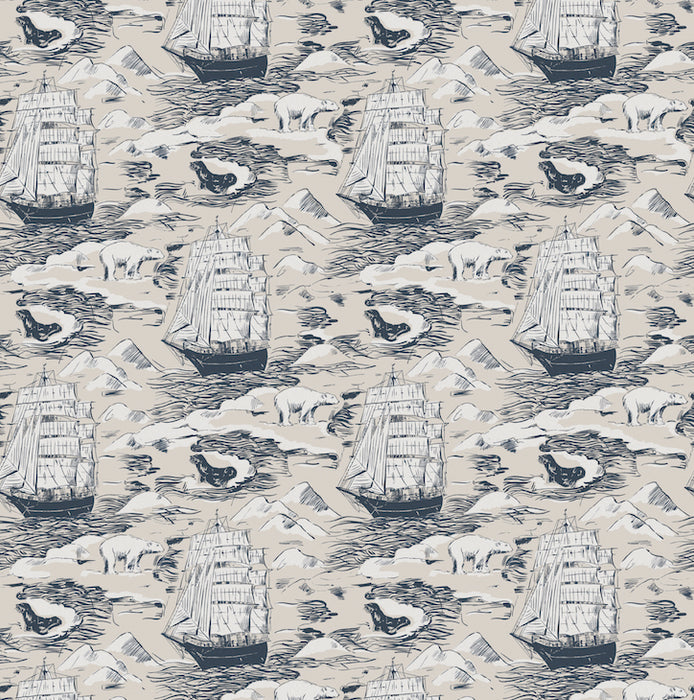 Arctic Quest - Monochrome Ice - Wallpaper – Print~Sisters