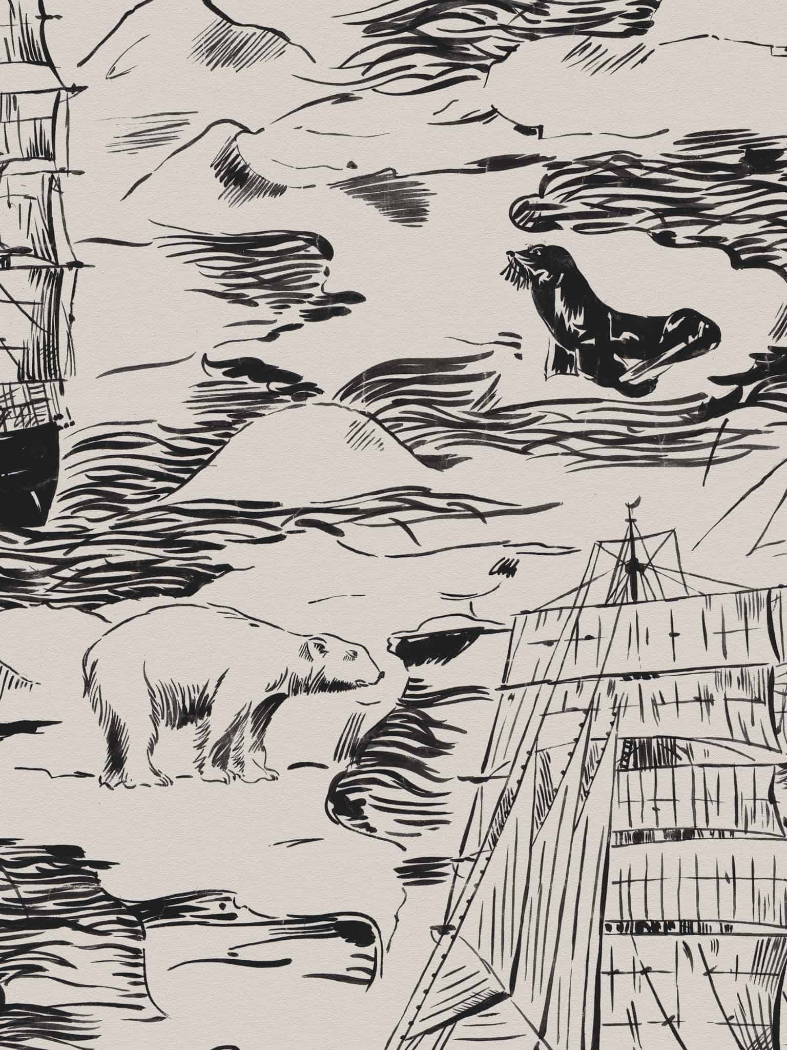 No.024 - Arctic Quest - Vintage Archive Poster Prints – Print~Sisters