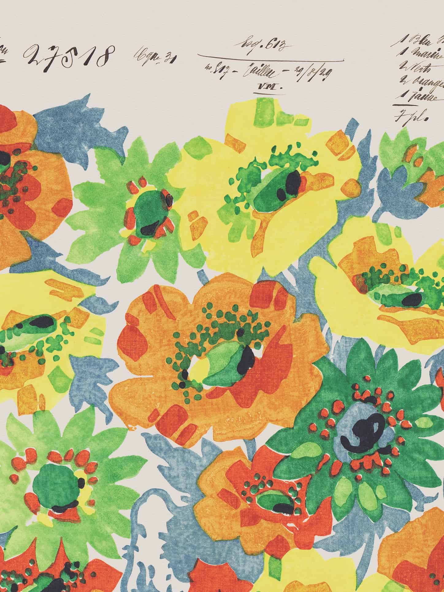 Summer Poppies - Vintage Archive Poster Prints
