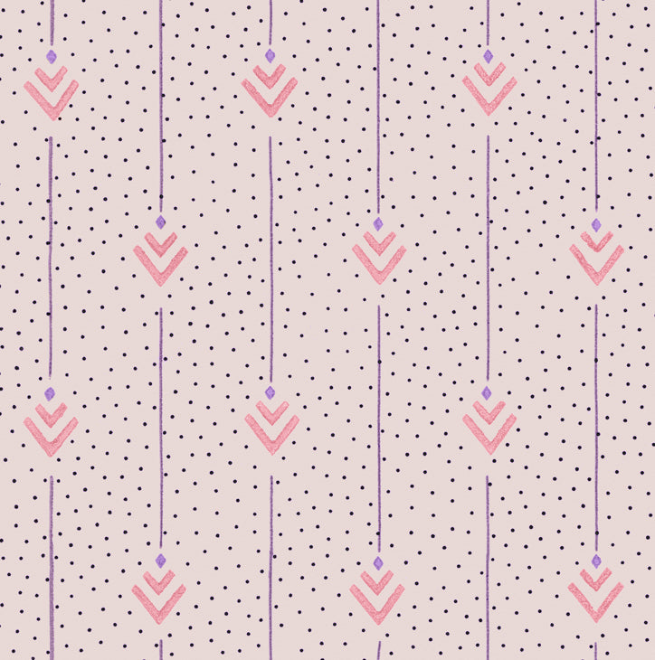 Arrows of Love Wallpaper in Cupid pink 