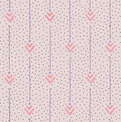 Arrows of Love Wallpaper in Cupid pink 