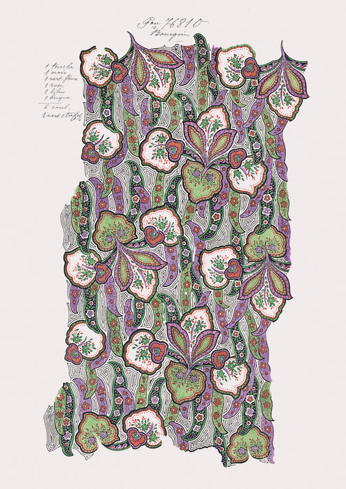 No.055 - Psychedelic Orchids - Vintage Archive Poster Prints