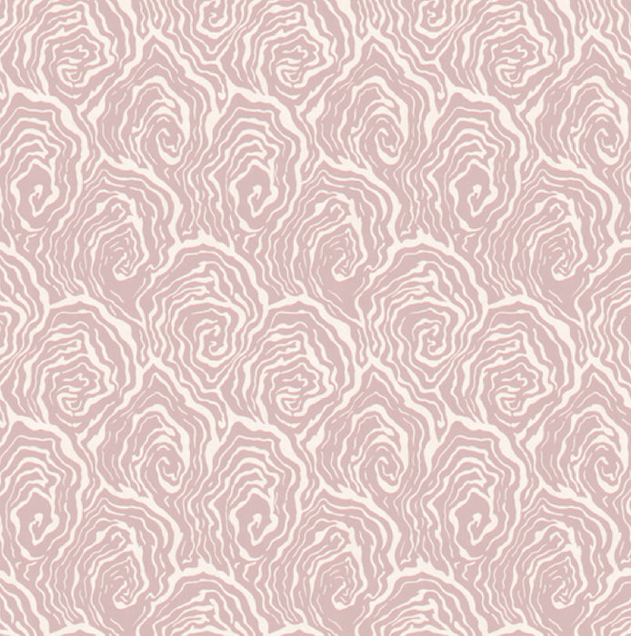 Oysters - in Venus Pink - Wallpaper